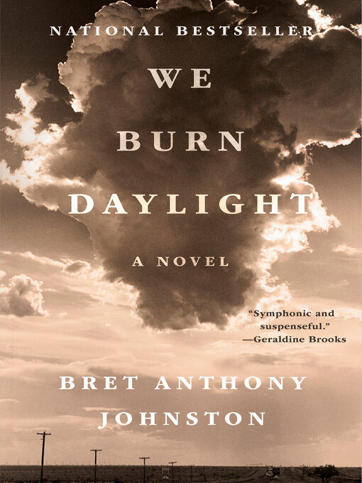 Title details for We Burn Daylight by Bret Anthony Johnston - Wait list